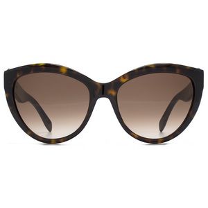 Alexander McQueen Cateye Sunglasses Tortoise Brown
